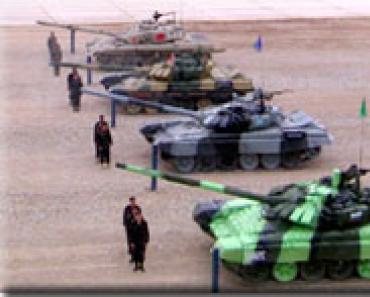 Отечественное оружие и военная техника Какие танки участвуют в танковом биатлоне